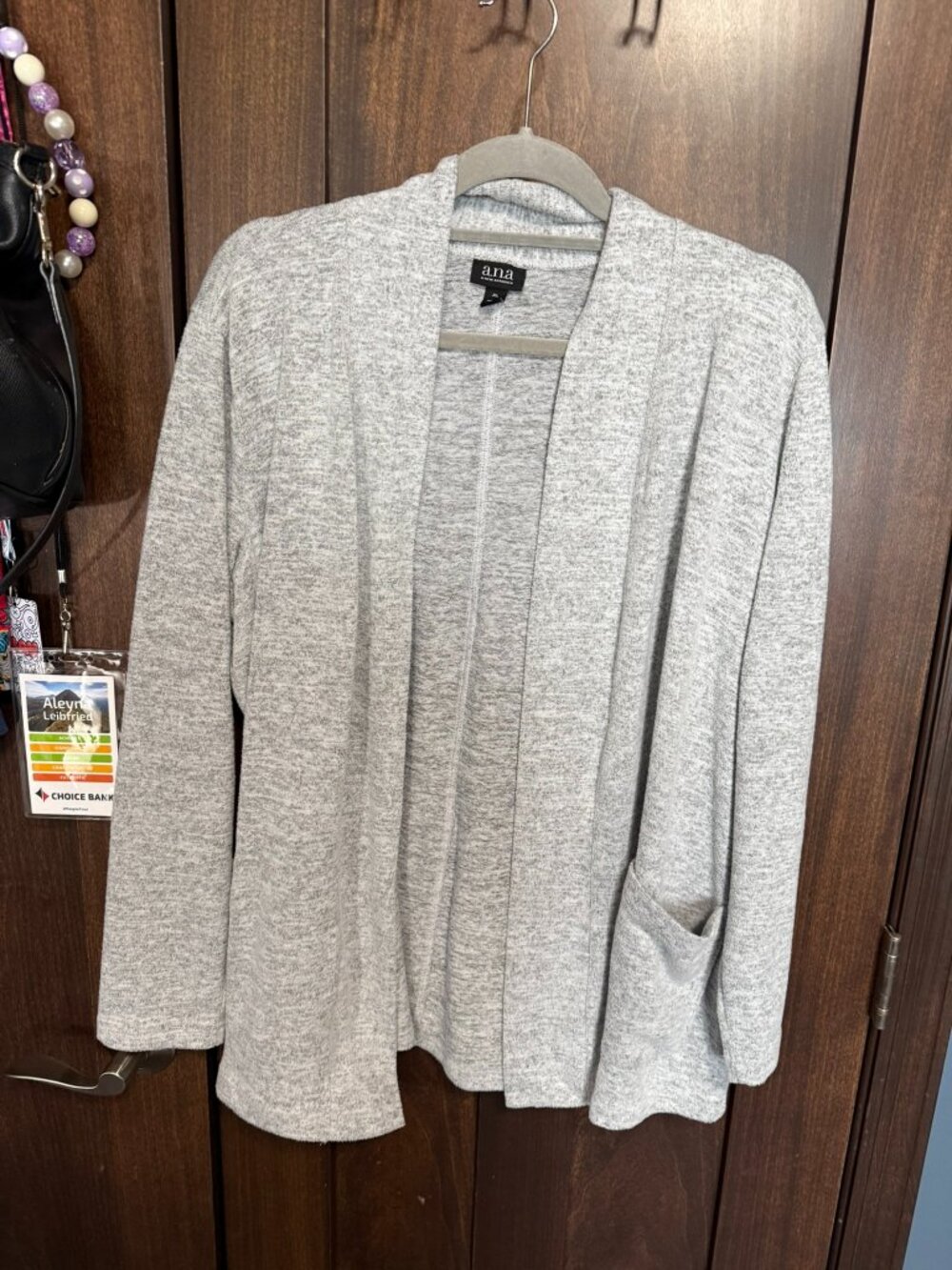 Gently Used Grey ANA Womens Cardigan - XL